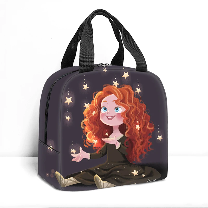 Disney Brave Deti cestovanie obedových tašiek pre deti Škola izolovaná obedová taška prenosný chladič tote jedlá piknikové tašky