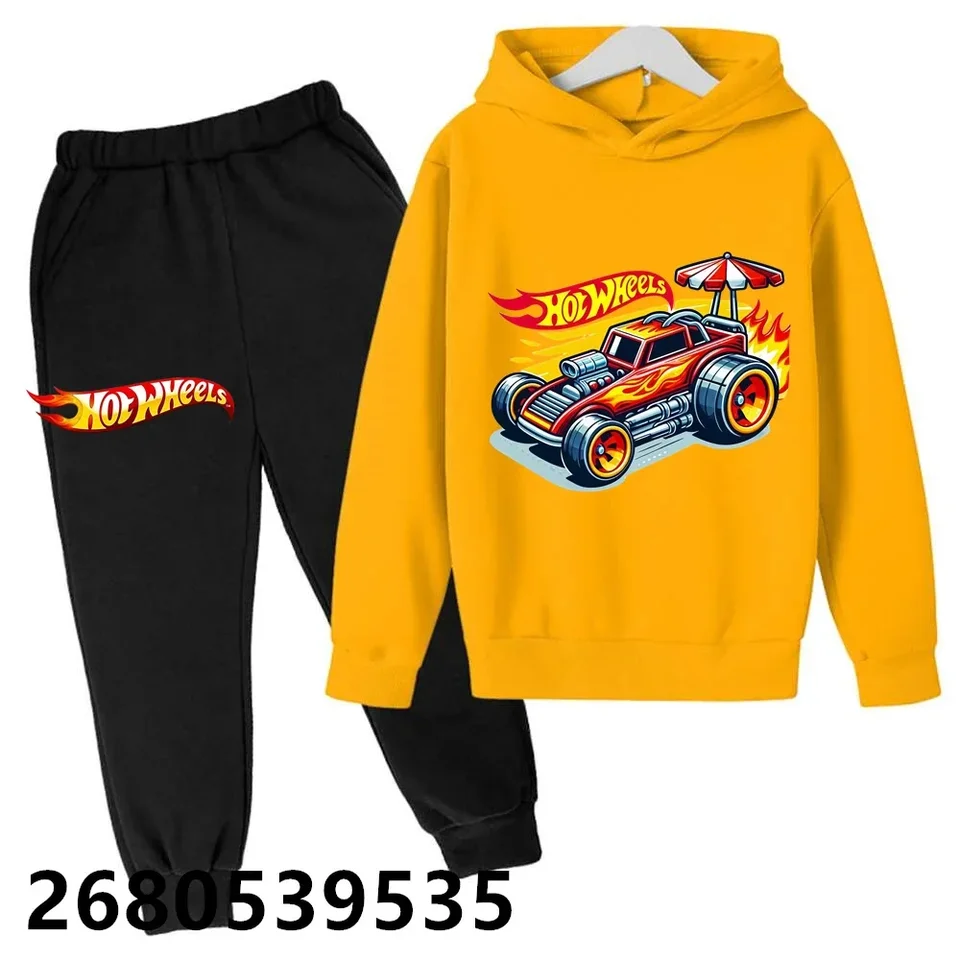 Disney Cars Boys Racing Hoodies Set Children Cartoon Casual Mikiny deti blesk McQueen s dlhým rukávom Príležitostne zvraty 3-14t