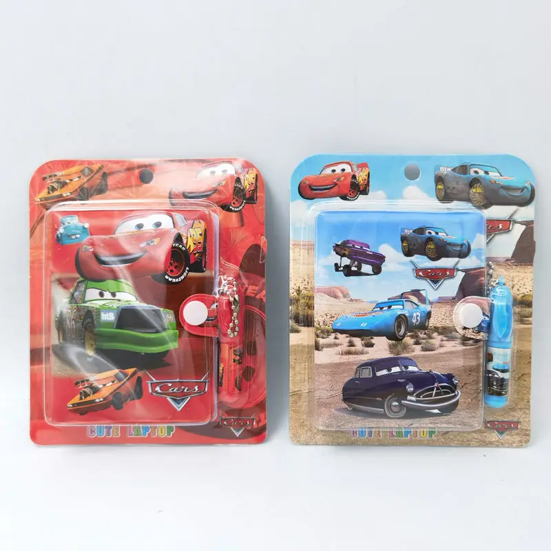 Disney Cars Lightning McQueen Vysoko vyzerajúca kreatívna karikatúra módny darček Príručka pre notebook Unisex prenesenie pre študentské notebook