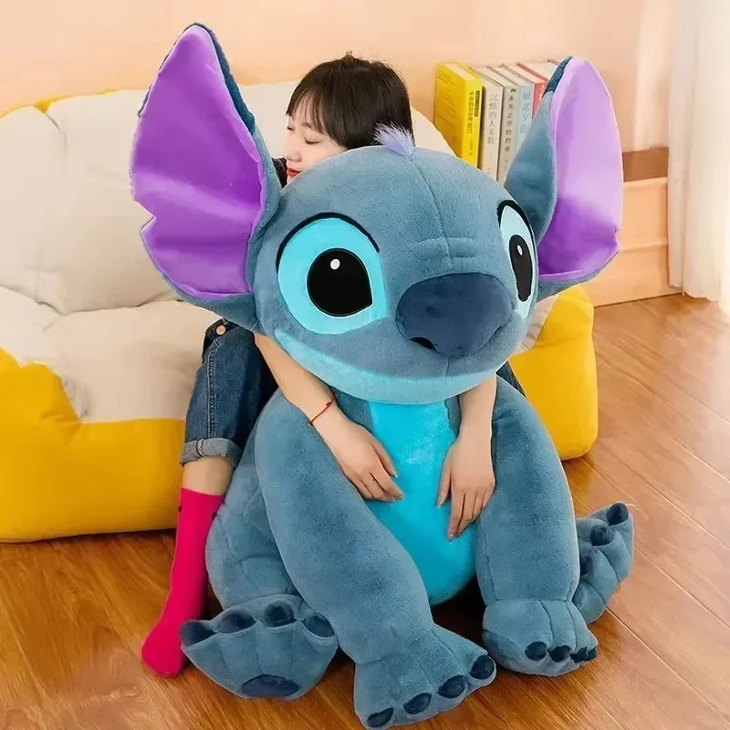 Disney Cartoon Animal 30 cm -80 cm obrie veľkosť lilo a steh plyšový plyšový bábikový pár vankúš na spanie softmaterial hračky vianočné darčeky