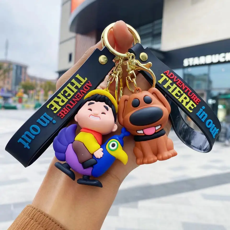 Disney Cartoon Anime Movie Up Pendant Keychain Car Key retiazka Key Key Ring Keyring Tack Tack Ornament Šperky Detské darčeky