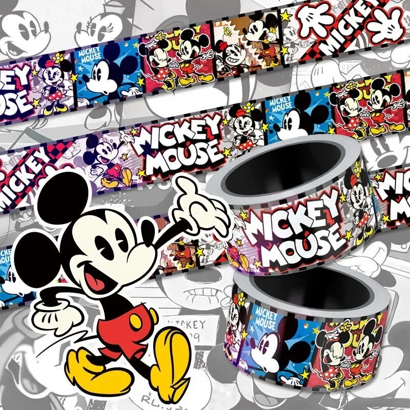 Disney Cartoon Cutoen Retro Mickey Mickey Mouse laser Tape Tape Tape Coate Stupetrel