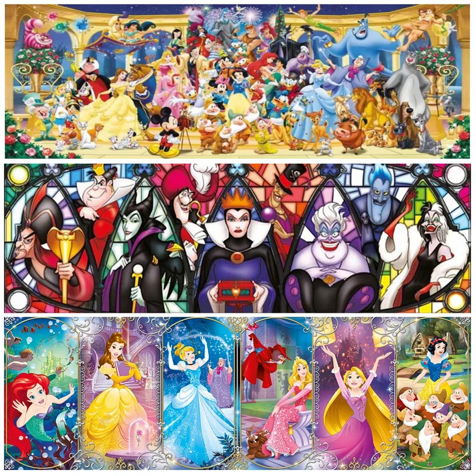Disney Cartoon Villain Princezná Mickey 5D DIY Diamond Painting Cross Stitch Diamond Mosaic výšivka Kit