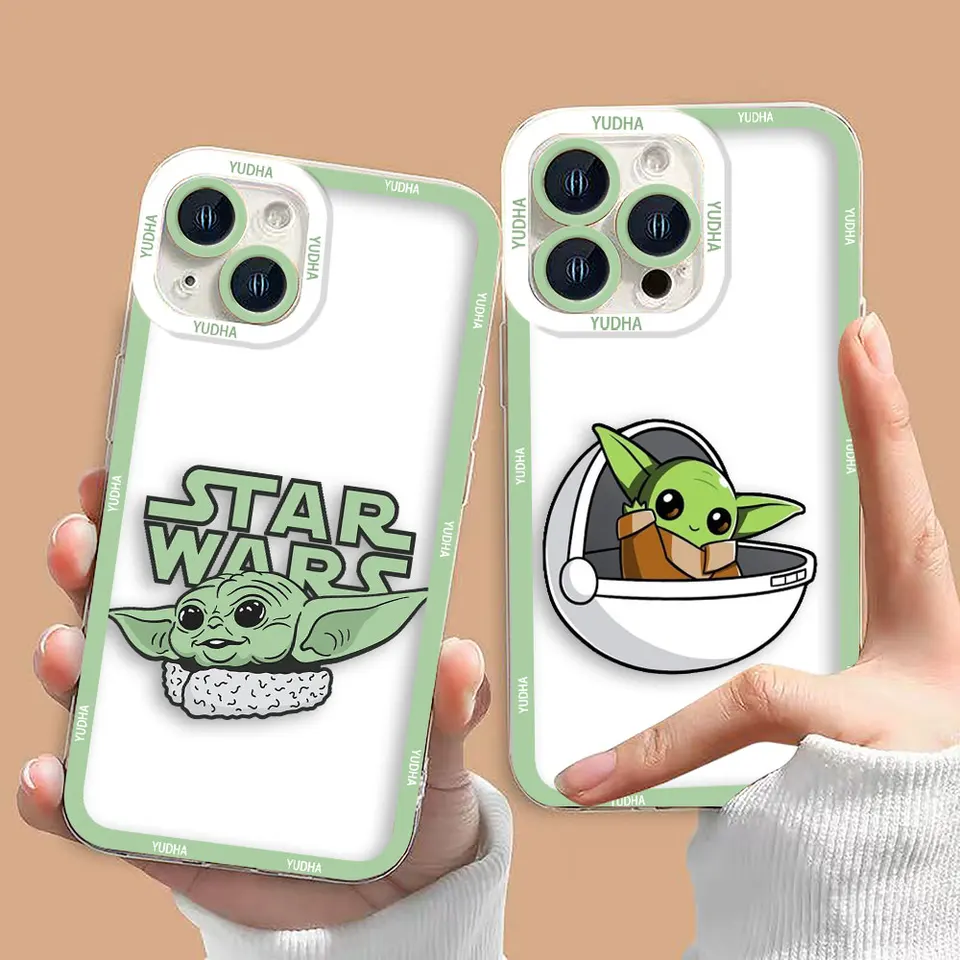 Disney Cute Baby Yoda Cover Clear Phone Cqoue Case pre Samsung Galaxy S25 A04 A05 A05S A11 S10 S20 S21 S22 S23 S24 S24 Fe Funda