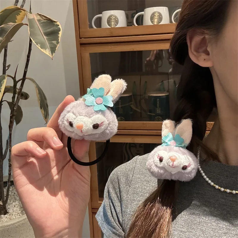 Disney Cute Shirley Rose Hairband Girl Sladká karikatúra hviezda rosa lano Double cop