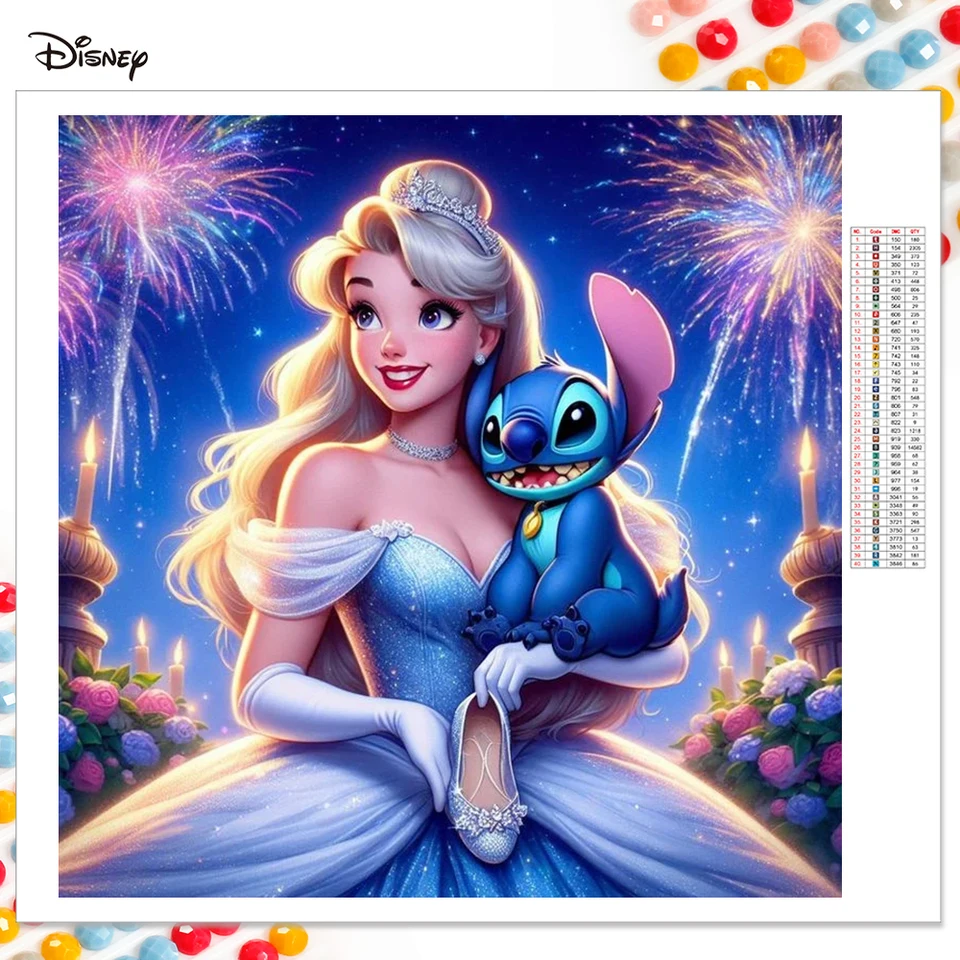 Disney Diamond Painting Popoluška Princezná Obrázok kamienky výšivky stehov Ab Vŕtacia mozaika nový príchod dekor pre domov