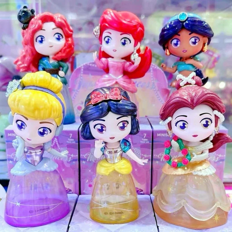 Disney Dream Princess Series Snehulienka Biela Belle Akcie figúrky izby dekorácia karikatúra Kawaii anime hračky zberateľné narodeninové darčeky