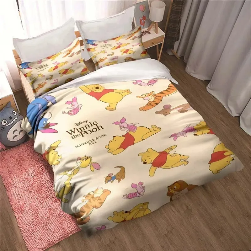 Disney Drice Cover Cover vankúš Winnie the Pooh posteľná súprava karikatúra domáca izba Spálňa dekorácie chlapec Dievča