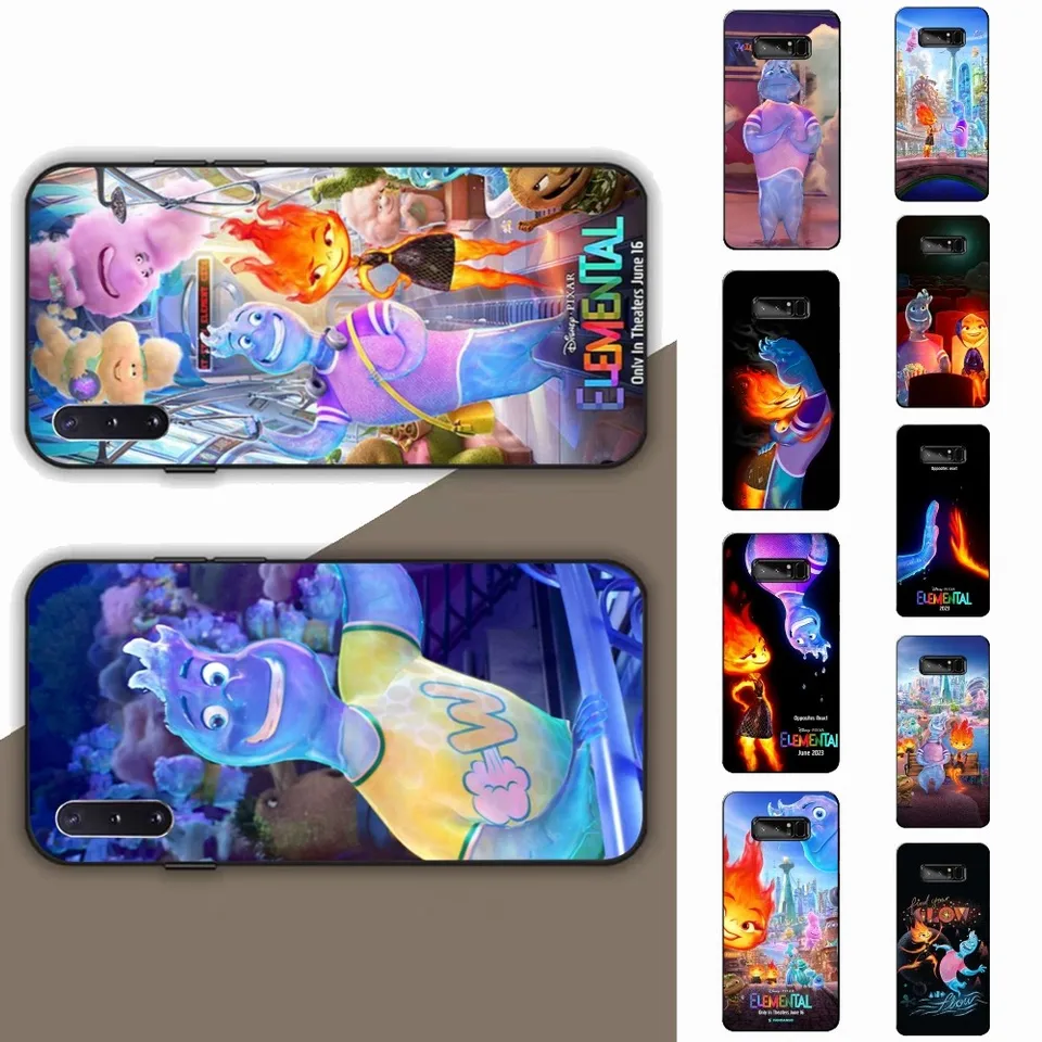 Disney Elemental Telefón pre Samsung Note 8 9 10 20 Pro Plus Lite M 10 11 20 30 31 31 51 A 21 22 42 02 03