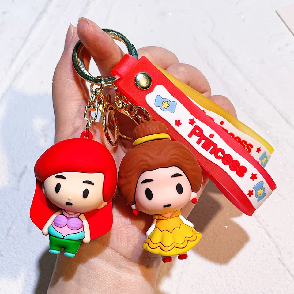 Disney Frozen princezná Alsa Anna Olaf Pendant Keychain Cartoon Cutoon