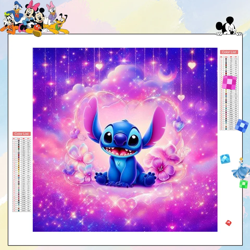 Disney Full Diamond Mosaic Stitch Diamond Painting Karika