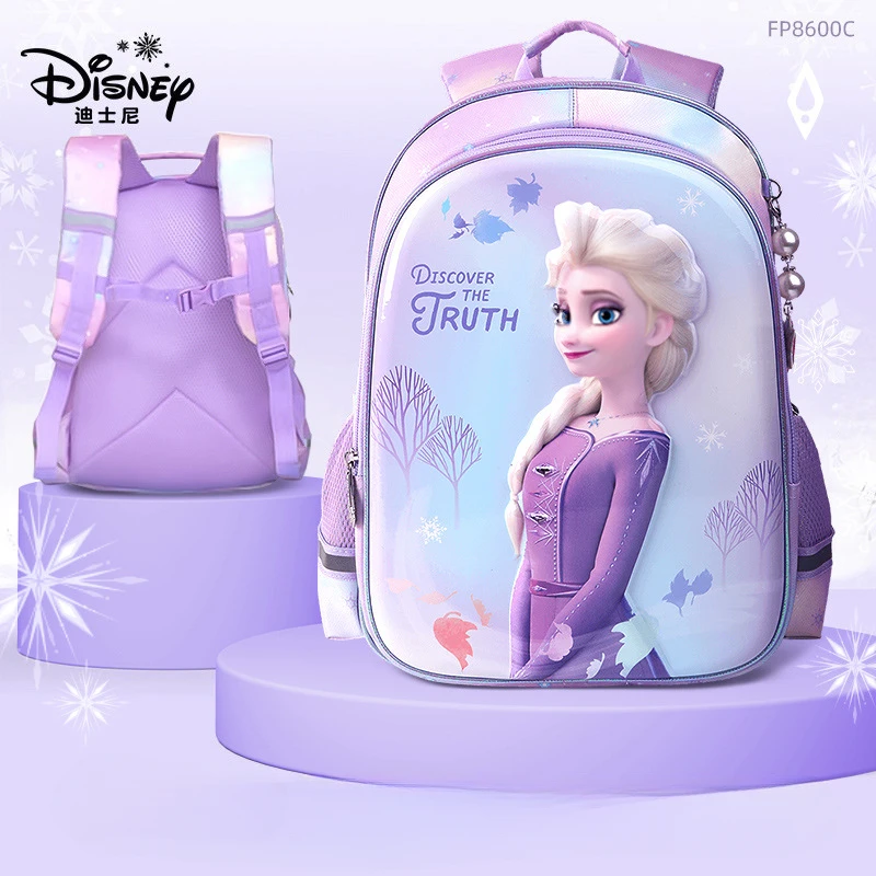 Disney Girls Cartoon batoh Frozen 2 School Bag Girls Princess Backpack Základná škola vak