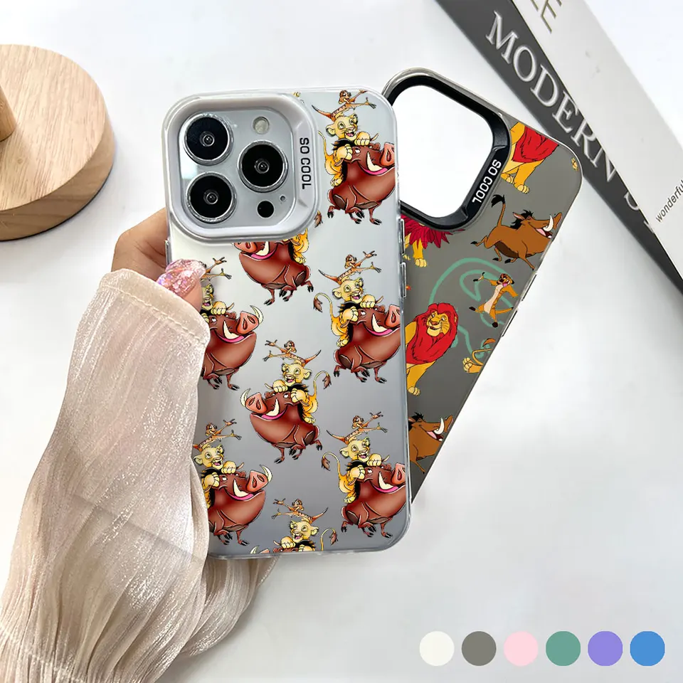 Disney Hakuna Matata Lion King Telefón puzdro pre iPhone 14 15 16 13 12 11 Pro 7 8 Plus x xr xs max