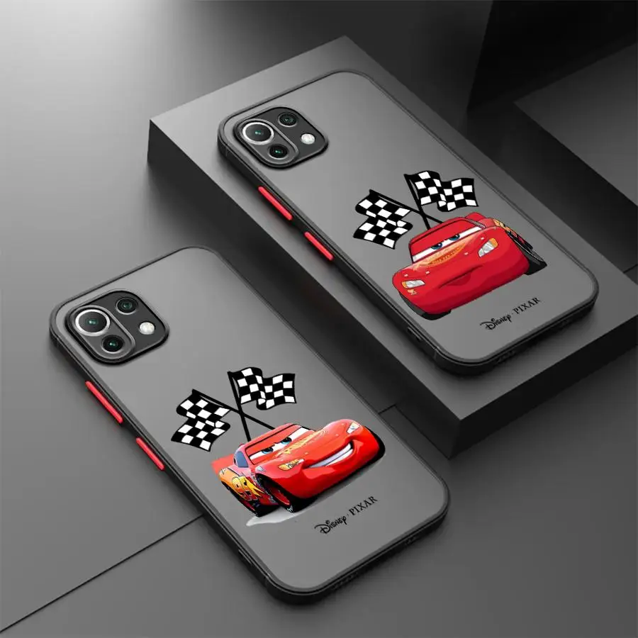 Disney Lightning McQueen Telefon Pase pre Xiaomi Mi 11 Lite 12T Pro 12 13Lite 14Pro 9T 10T 11T 13Pro 5G SOCKOPPORPOPT MATTE CRISD