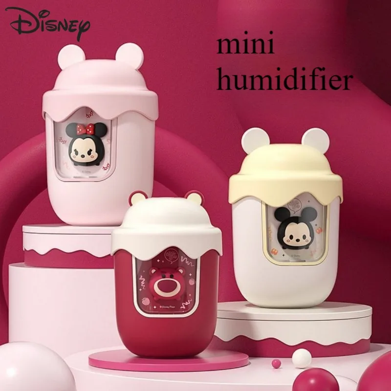 Disney Lotso Mickey Minnie Animácia Periférna karikatúra roztomilý mini USB spálňa posteľ pre stolné plochy
