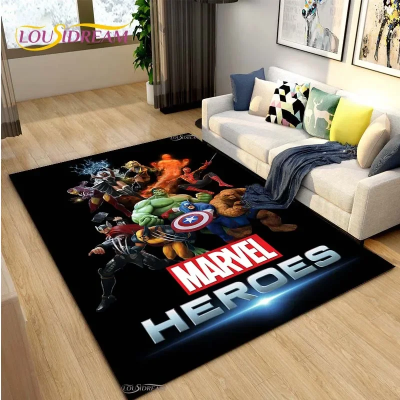 Disney Marvel Iron Man Spider Man Carpet for Obýva