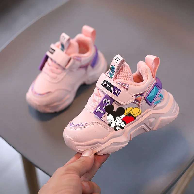 Disney Mickey Children Sports Shoes Girl Boy