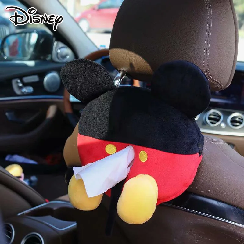 Disney Mickey Minnie Mouse Car Tissue Box Plyšové hračky Karika