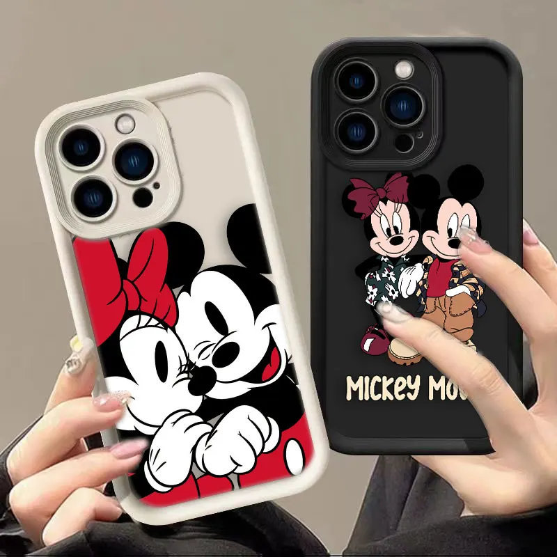 Disney Mickey Minnie Mouse Luxtury Telefón pre puzdro pre Vivo V20 V23 V23E V25 V27 V29 V30 V30E X60 X70 X80 X100 PRO 4G 5G PRÍPADOVÉ FINDA