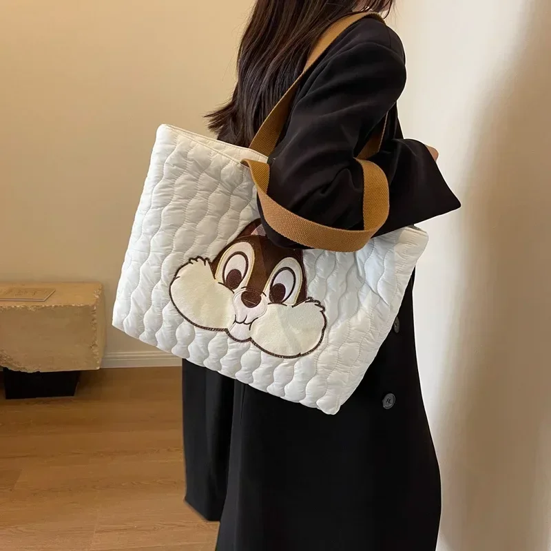 Disney Mickey Mouse Bag Bag Dámska nová módna kabelka módna nákupná taška veľká kapacita plienka tote taška