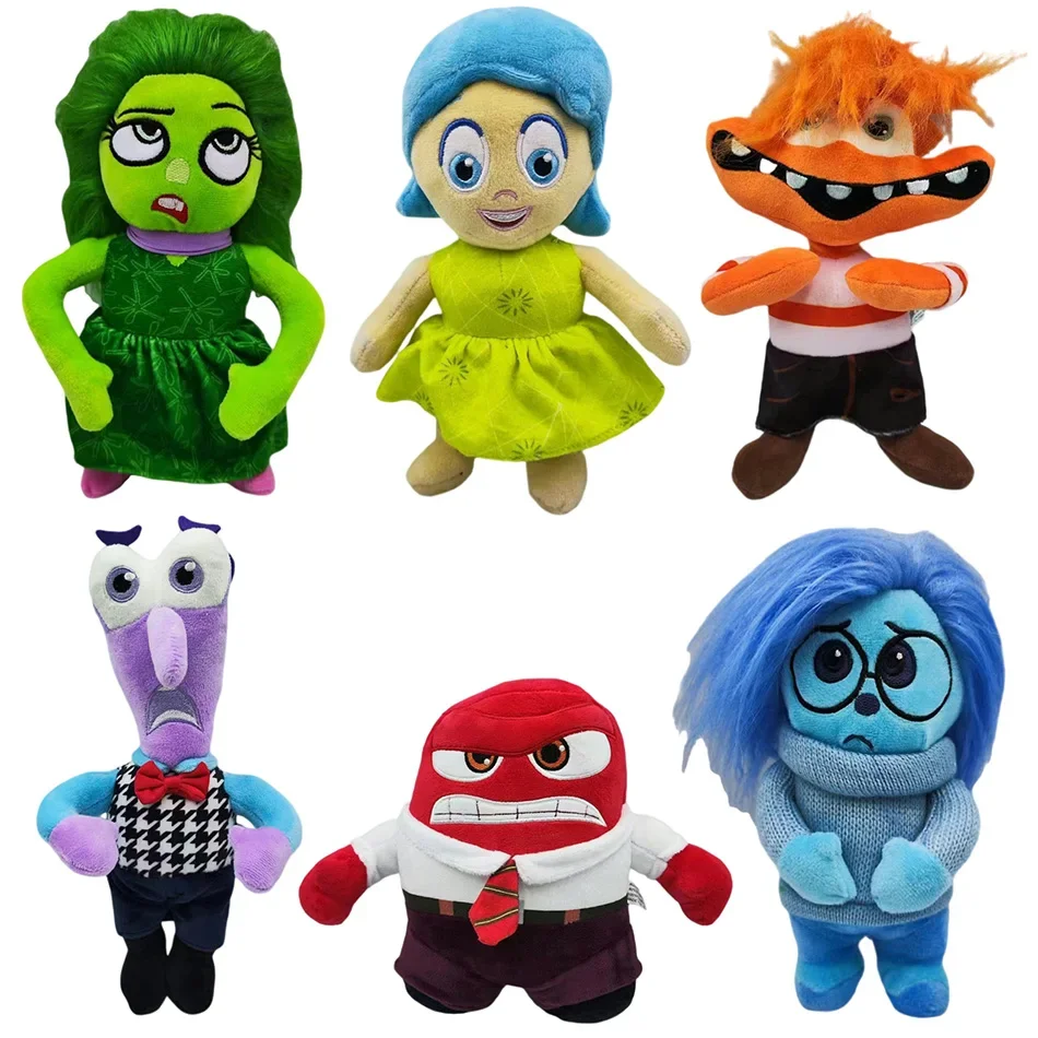 Disney Movie vo vnútri Out 2 Plush Hračky Smútok a radosť Cartoon 20 cm plyšové hračky Dolls Kawaii Birthday Darček