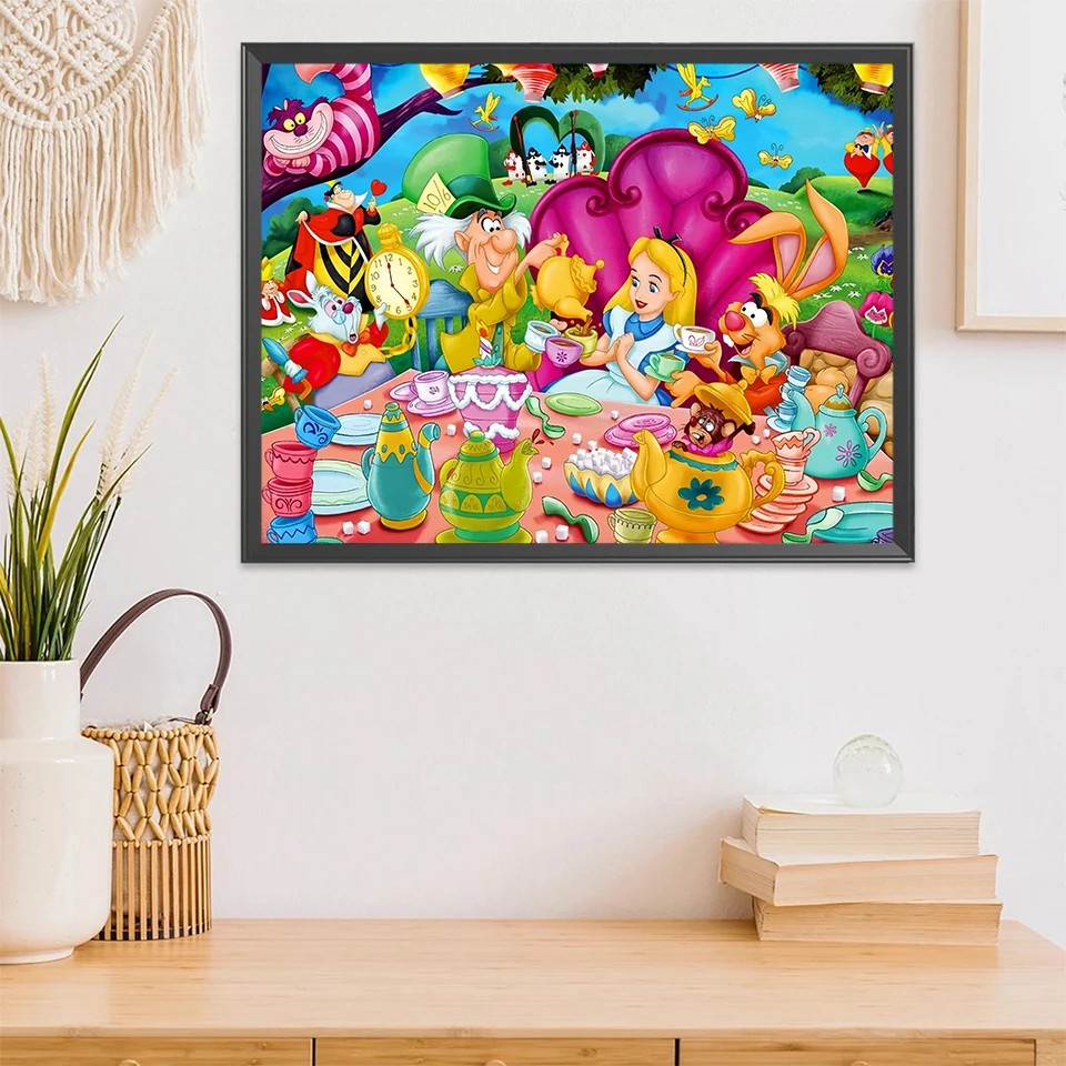 Disney nový príchod Diamond maľba Alice in Wonderland Craft Kit vyšíva