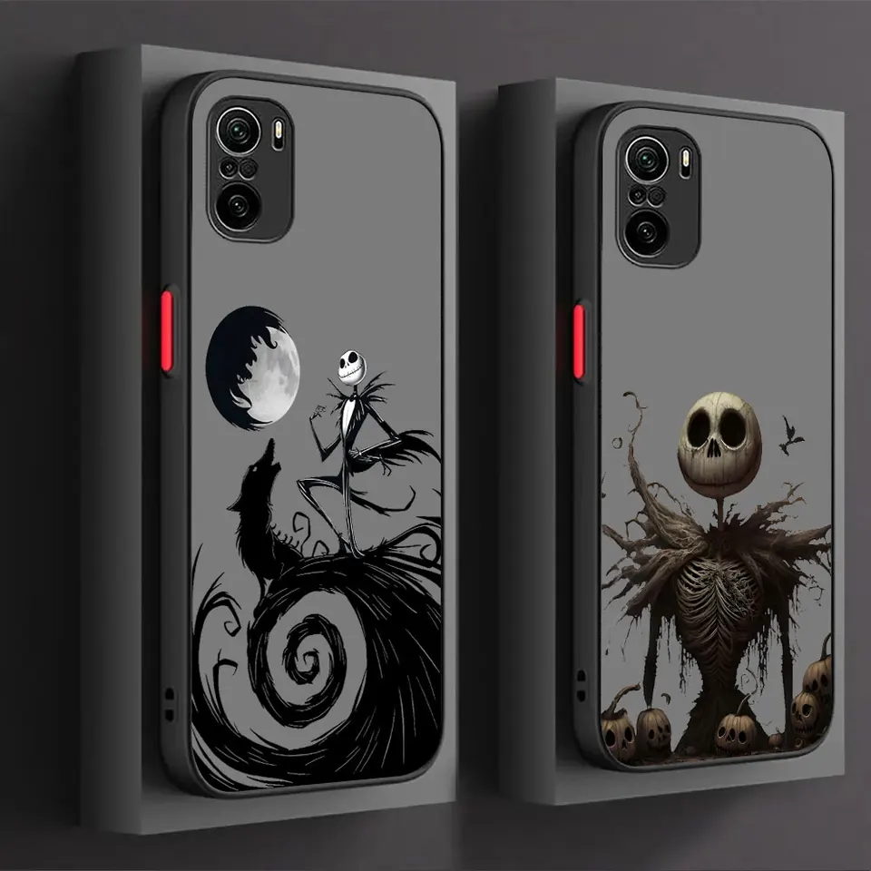 Disney nočná mora pred vianočným puzdrom pre Xiaomi Redmi K40 K30 K20 Ultra 10C 10 9 9C 9A 9T 8 8a Pro Plus Prime Prime Matte Cover