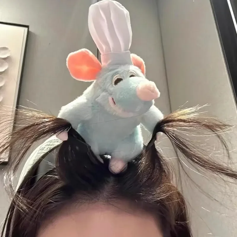 Disney plyšová bábika Hoop Cuil Cartoon Anime Funny myš na vlasy klip kúpeľňa Dodávky darček pre priateľov
