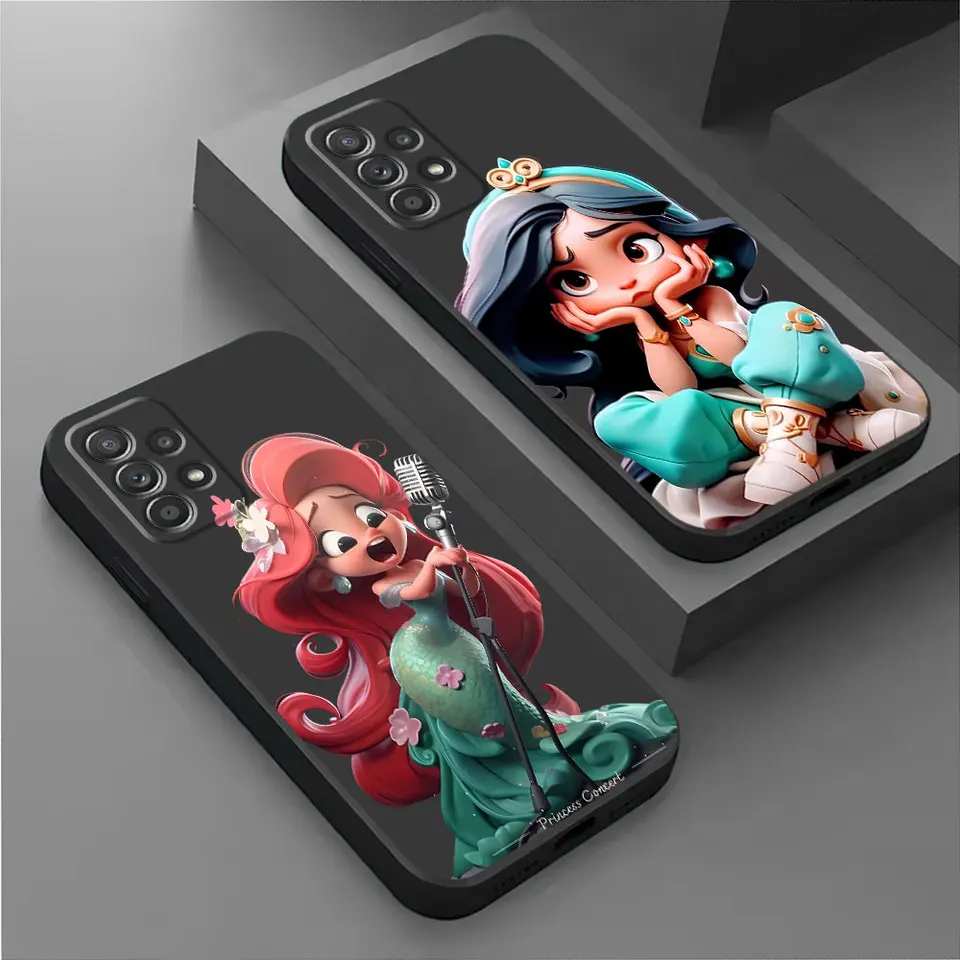 Disney Princezná Jasmine Back Case pre Samsung Galaxy M23 M52 M30S M04 M32 5G M11 M51 M31 M53 M54 M33 M13 M31S Krytie TPU Soft