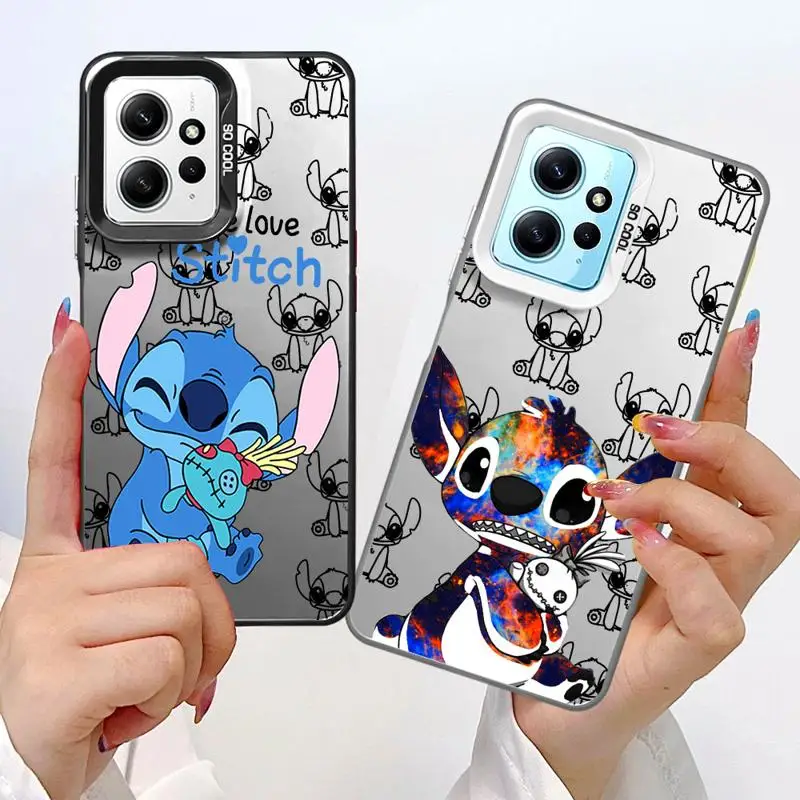 Disney pár Angel Stitch Telefón pre Redmi 13C 12C 13 x3 NFC X3 Pro A1 A2 Plus A3 A3X POCO C50 C51 C61 SOCKOPTURE