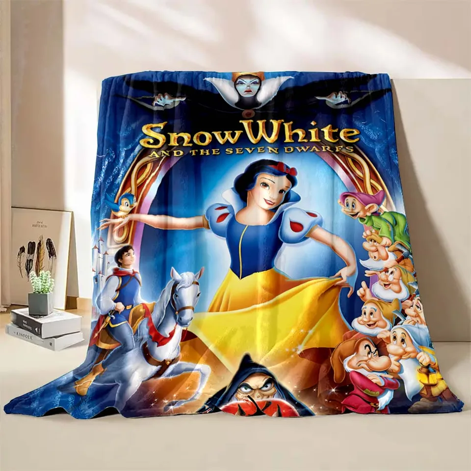 Disney Snow White a sedem trpaslíkov flanel plyšový plyšový fluffy zlomenie zdriemnutia Detský obal detské deť