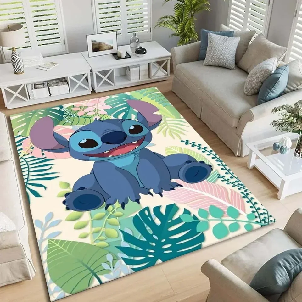 Disney steh vzor kobercov a koberce pre obývaciu izbu Kúpeľňa Kúpeľ Soft koberec Domáca detská izba podlaha podlaha