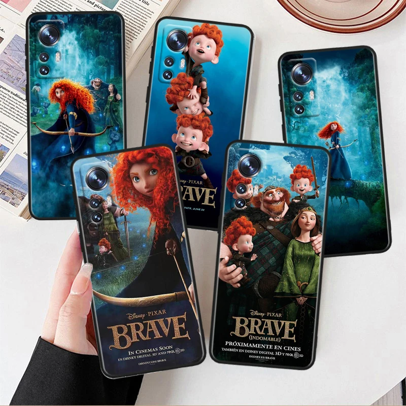Disney The Brave Merida pre Xiaomi Mi 13 12T 12S 12x 11i 11x 11t Play Hypercharge Lite Ultra Pro Black Soft Pase Puzdro