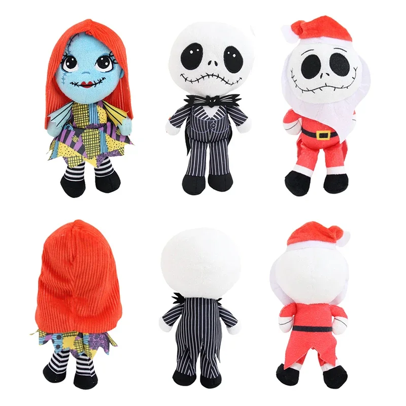 Disney Tim Burton's Nightmare pred Vianocami nehynúca láska Sally Jack Skallington plyšové hračky plnené plyšové bábiky Halloween
