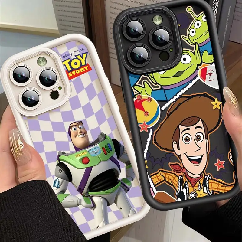 Disney Toy Story Buzz Woody Phone Case pre Apple iPhone 12 14 Pro Case 11Pro Max 11 16 Plus 13Pro Max 15Plus 11Pro Funda Cover