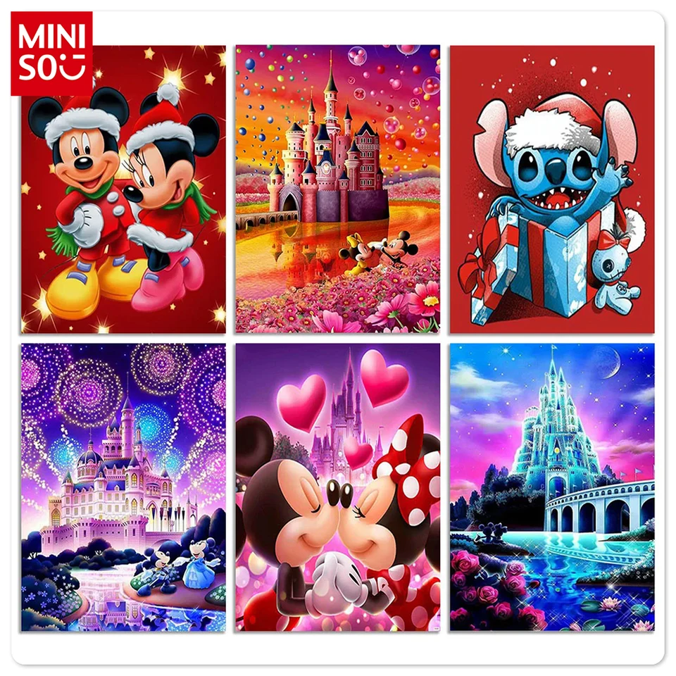 Disney Vianoce Mickey Diamond Painting Karika