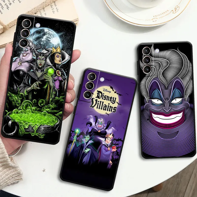 Disney Villain Case pre Samsung Galaxy S20 Fe S22 Ultra S21 Plus S9 S8 S23 S24 Soft Silikone Funda Cover Telefón