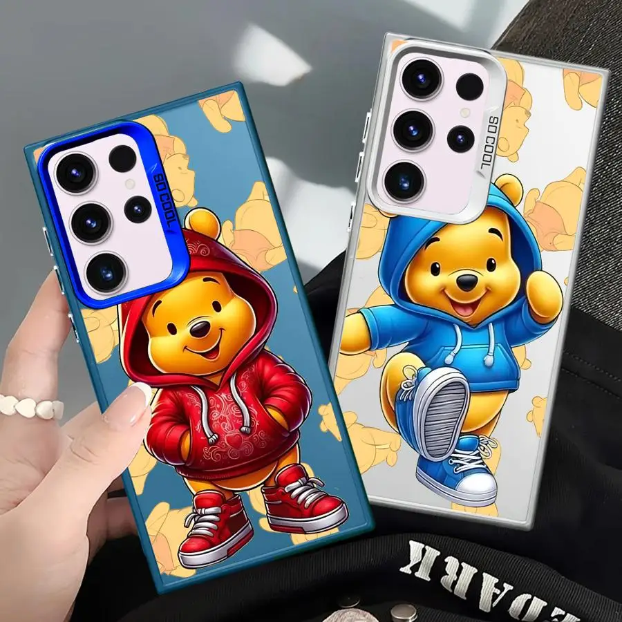 Disney Winnie Púry pre telefón Pooh pre Samsung Galaxy S24 Ultra S23 Fe S22 S23 S20 Plus S21 S20 Fe Poznámka 20