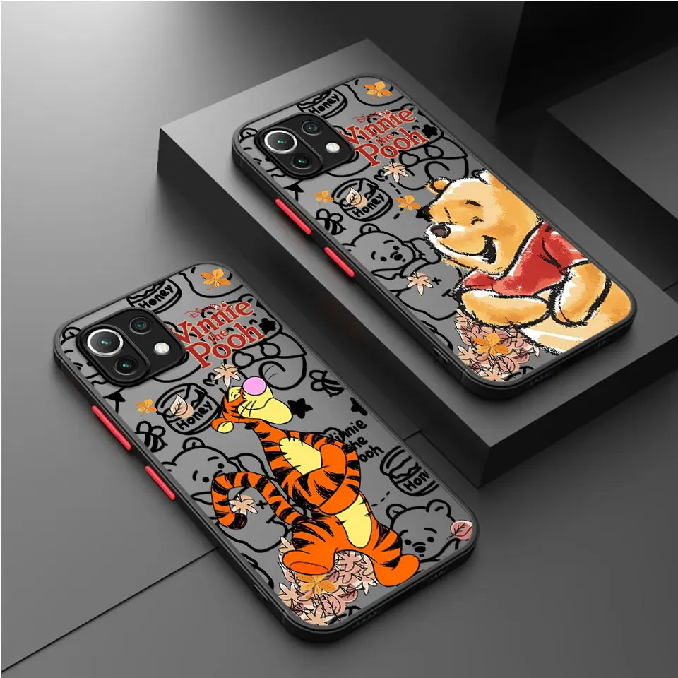 Disney Winnie the Pooh Phone Case pre Xiaomi Mi 9t Pro 10t Pro 11 Lite 5G 11T Pro 11t 12 12x 12t Pro 13 Pro 13 Lite 14 Pro