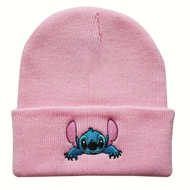 Disney Winter Women Men Anime klobúk čiapky loli steh vyšívaný karikatúra Kórejský štýl udržiavajte teplé lebky pre dospelých tínedžerov