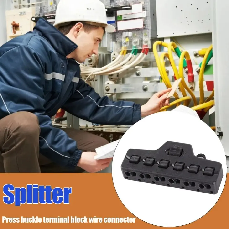 Distribučný blok pripojenia konektora Stlačte samoliečko SLOŽKY OPATICKÝ RINE LINE Splitter RECHPONTICKÝ DREH Spitter