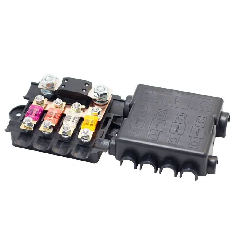 Distribúcia poistky Five Way Požiadavka 12V 24 V pre automobilový automobil Auto Marine Mega and Midi Držiteľ poistky