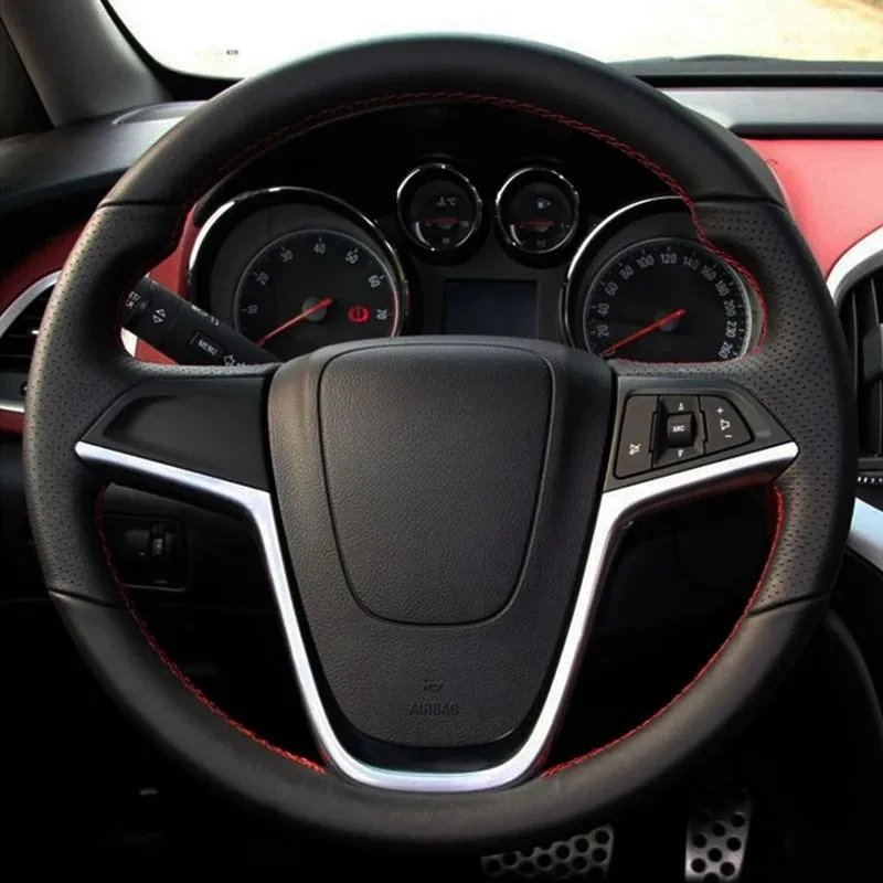 DIY Black Hige Soft Artificial Roather Conly Cover Conly for Opel Insignia 2008-2013 Astra (J) Cascada Mokka 2012-2019