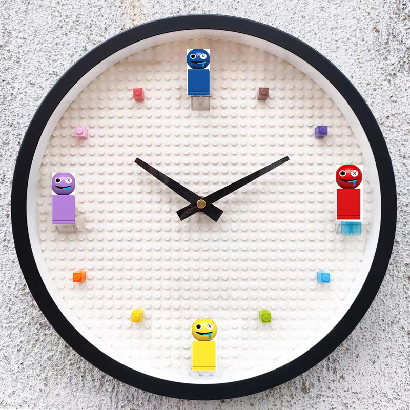 DIY Building Blocks Creative Clock Decoration Clocks Anime akčná figúrka Zostavte tehly filmový model darček pre deti pre deti