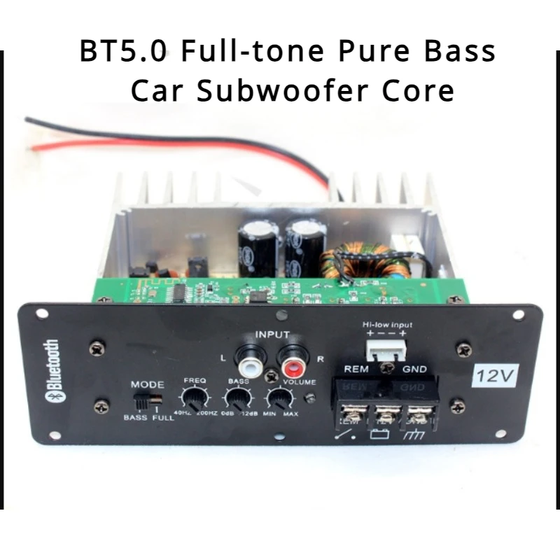 DIY CAR 12V HIGH BASS BASS Zosilňovacia doska 800W s BT5.0 Full Tón Čisté basové auto subwooferové jadro