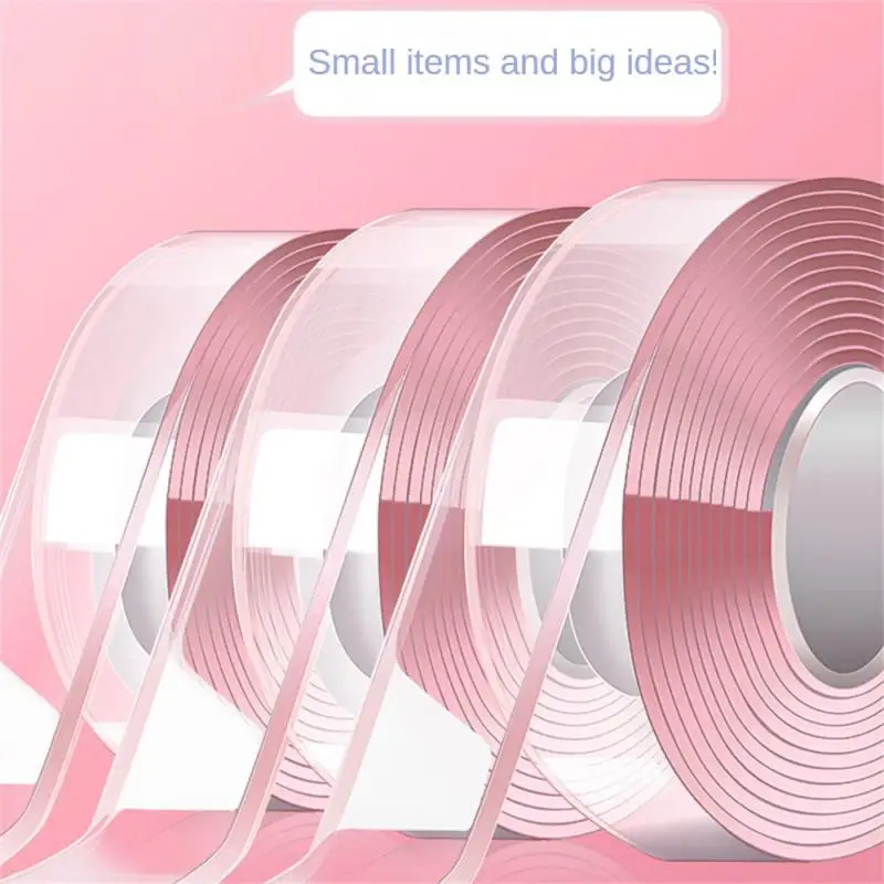 DIY Craft Pinch Hračka Vyrobiteľná bublinová páska Neznačujúca obojstranná lepidlá opakovane použiteľná farba Vysoko lepkavá nano páska