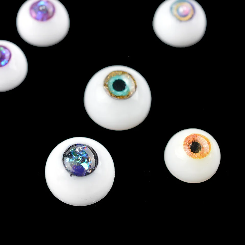 DIY Crystal Eye Silikone Fold for Doll Round Eye Fold pre živice šperky na výrobu plesní