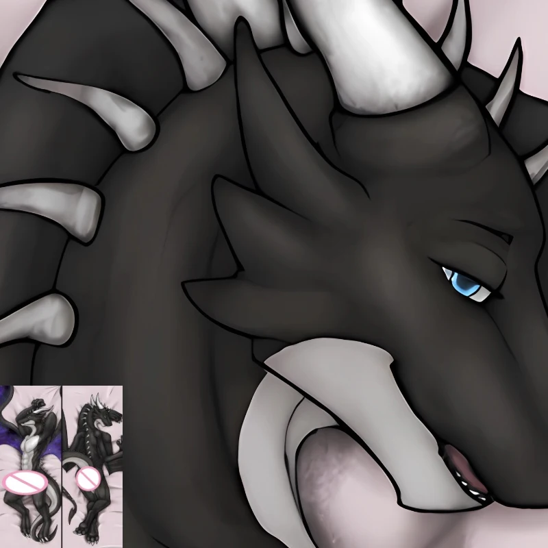 DIY Custom Anime Fluffy Flarry Star Dragon Dakimakura vankúš Dropshippsping obojstranne objíma