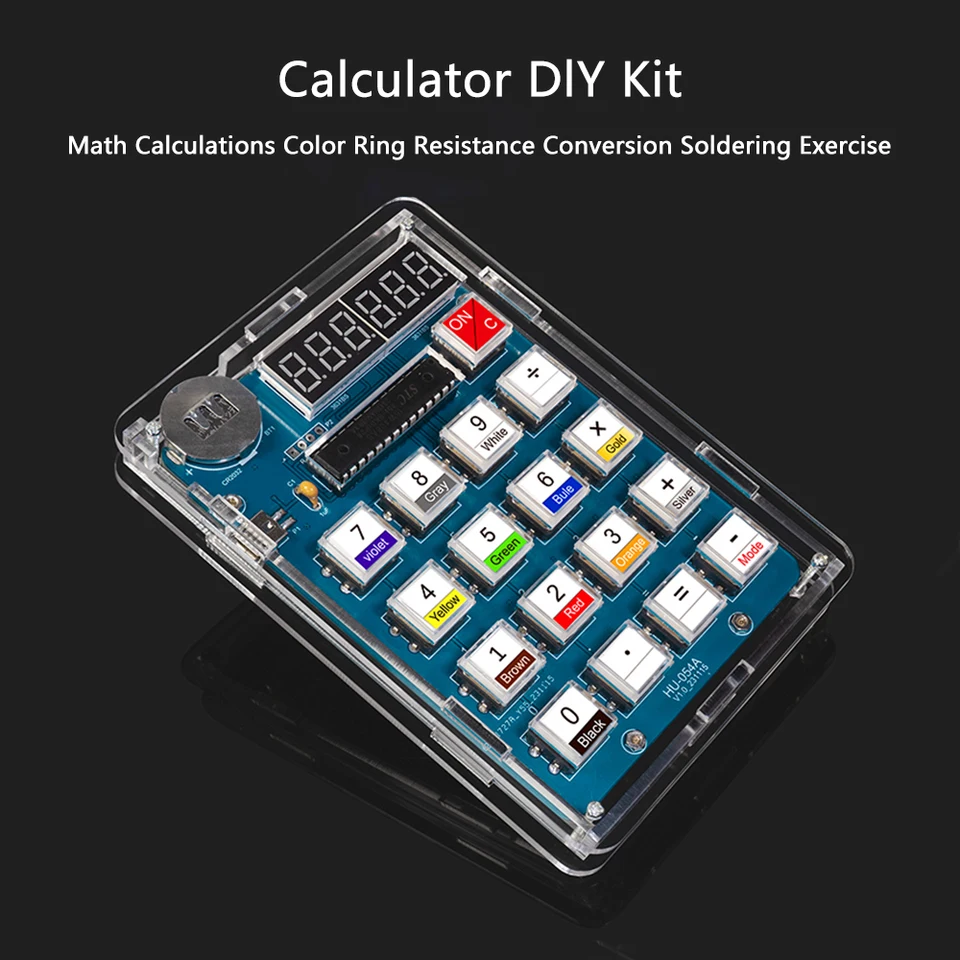 DIY Electronic Kit Digital Tube Kalkulačka DIY Súpravy 51 MICROCONTROLLER TRAVIND Experiment Zváranie Praktické príslušenstvo