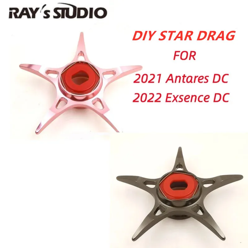DIY hliníkový hviezdny ťah pre 2021 Antares DC 2022 EXSENCE DC Nízko profil návnadový rybársky navijak